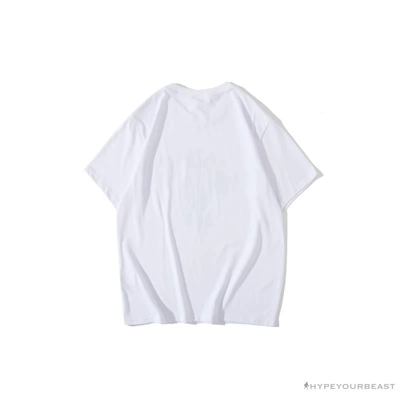 Hypeyourbeast BAPE Baby Milo Color Letter Monkey Tee Shirt 'WHITE' Clothes 2 Hypeyourbeast BAPE Baby Milo Color Letter Monkey Tee Shirt 'WHITE' Clothes