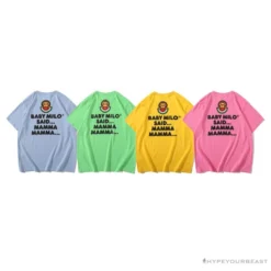 Hypeyourbeast Clothes BAPE Baby Milo Watermelon Little Monkey Tee Shirt 'GREEN' 37 Hypeyourbeast Clothes BAPE Baby Milo Watermelon Little Monkey Tee Shirt 'GREEN'