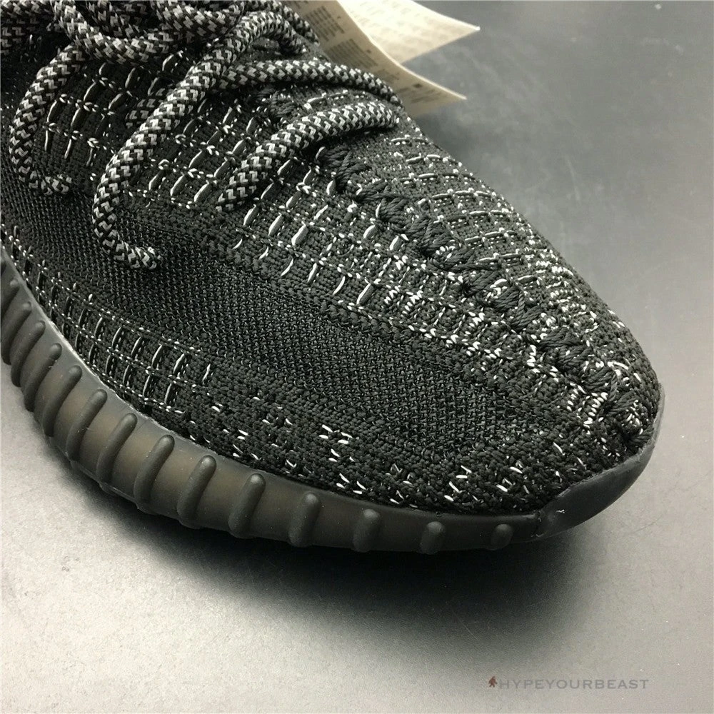 Hypeyourbeast Adidas Yeezy Boost 350 V2 Black / Black / Static 9 Hypeyourbeast Adidas Yeezy Boost 350 V2 Black / Black / Static