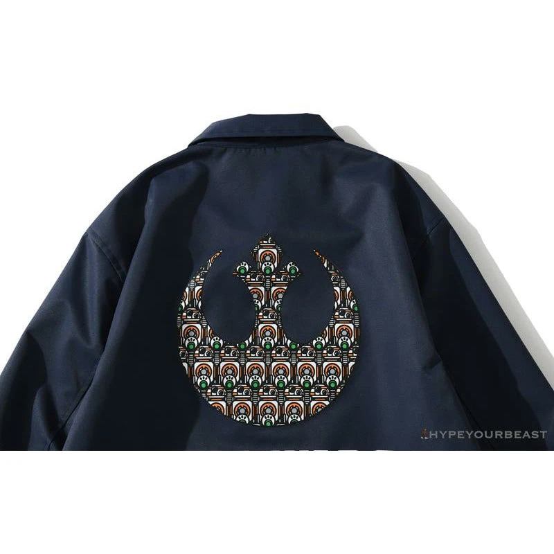 Hypeyourbeast BAPE X Star Wars Collaboration Windbreaker Jacket 'BLUE' 13 Hypeyourbeast BAPE X Star Wars Collaboration Windbreaker Jacket 'BLUE'