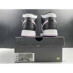 Hypeyourbeast Jordan 1 Mid White Black Light Arctic Pink