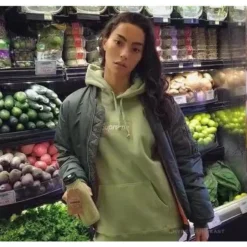 Hypeyourbeast Supreme Box Logo Hoodie Lime Green