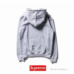 Hypeyourbeast Supreme Box Logo Hoodie Grey Red