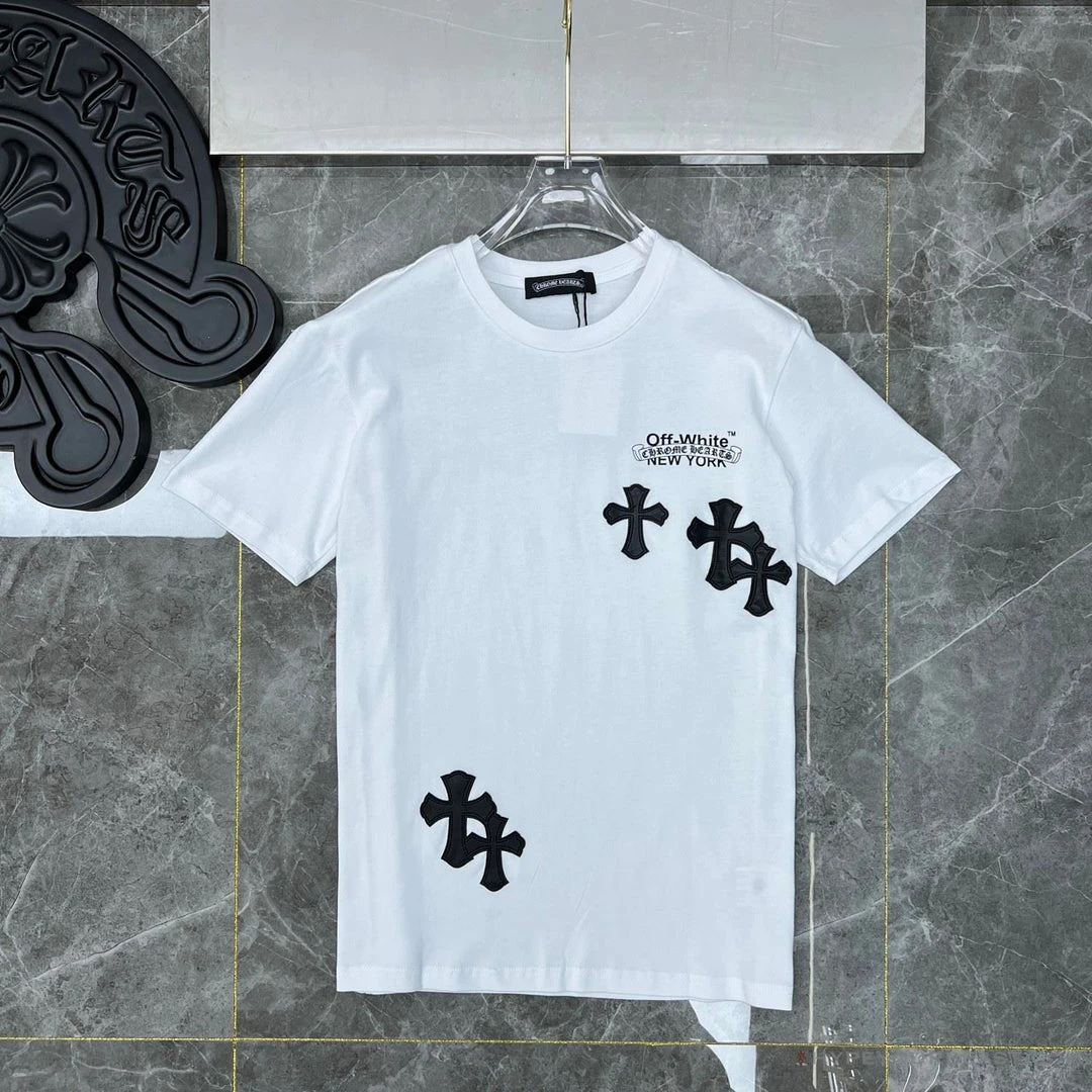 Hypeyourbeast T-Shirts OFF-WHITE Chrome Hearts Tee Shirt 'WHITE' 1 Hypeyourbeast T-Shirts OFF-WHITE Chrome Hearts Tee Shirt 'WHITE'