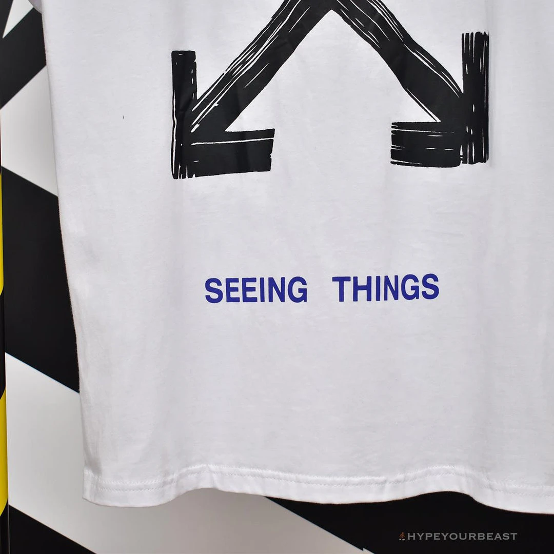 Hypeyourbeast OFF-WHITE Seeing Things Arrow Tee Shirt 'WHITE' T-Shirts 8 Hypeyourbeast OFF-WHITE Seeing Things Arrow Tee Shirt 'WHITE' T-Shirts