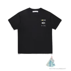 Hypeyourbeast OFF-WHITE X LOEW X SMILEY Tee Shirt 'BLACK' T-Shirts