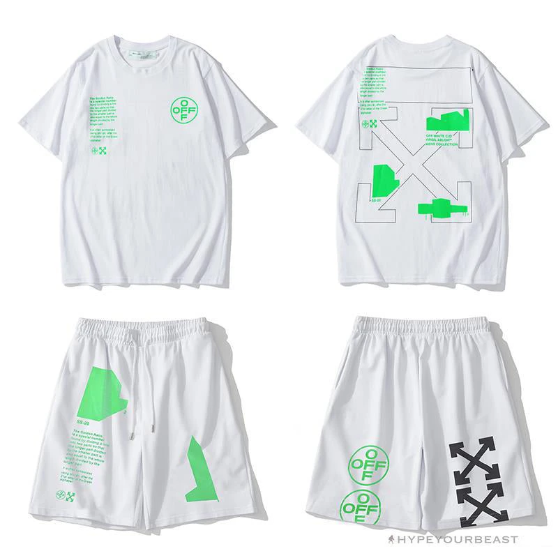 Hypeyourbeast OFF-WHITE Golden Ratio Shorts 'WHITE' 3 Hypeyourbeast OFF-WHITE Golden Ratio Shorts 'WHITE'