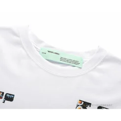 Hypeyourbeast T-Shirts OFF-WHITE Daisy Graffiti Arrow Conley Tee Shirt 'WHITE'