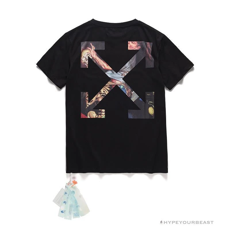 Hypeyourbeast T-Shirts OFF-WHITE Skull Tee Shirt 'BLACK' 2 Hypeyourbeast T-Shirts OFF-WHITE Skull Tee Shirt 'BLACK'