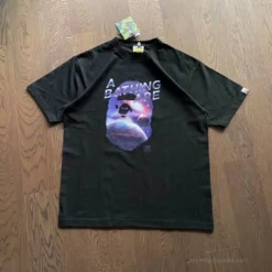 Hypeyourbeast Bape Tee Shirt Black Galaxy