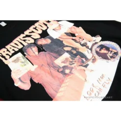 Hypeyourbeast OFF-WHITE Travisscott High Street Tee Shirt 'BLACK'