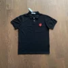 Hypeyourbeast CDG Polo Shirt Black Shirts