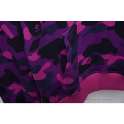 Hypeyourbeast BAPE X Bathing Ape Head Camouflage Hoodie 'PURPLE'