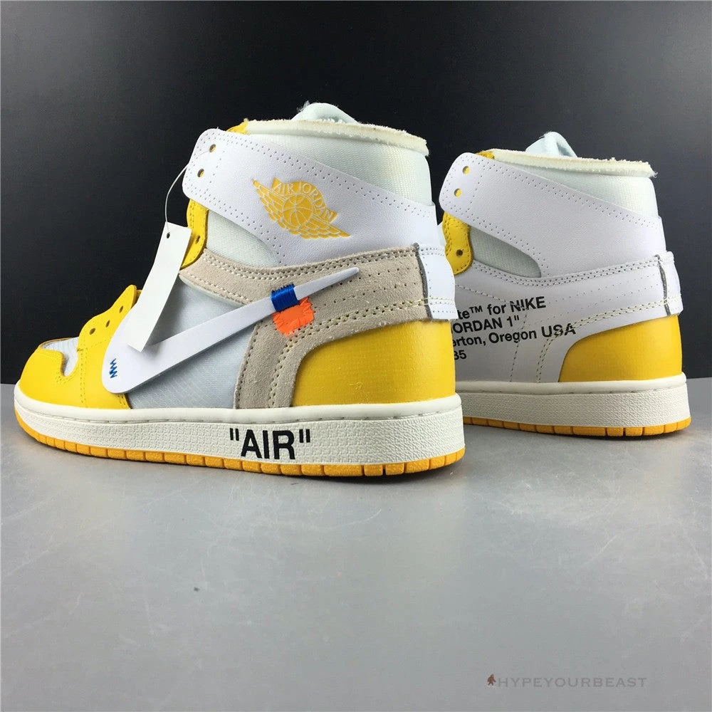 Hypeyourbeast Off-White X Air Jordan 1 High Canary Yellow 2 Hypeyourbeast Off-White X Air Jordan 1 High Canary Yellow