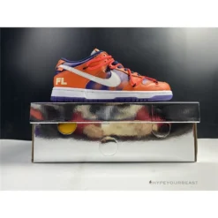 Hypeyourbeast Futura X Off-White X Nike Dunk Low Orange