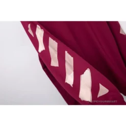 Hypeyourbeast OFF-WHITE Rubber Strip Arrow Hoodie 'WINE RED'