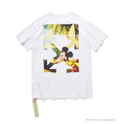 Hypeyourbeast T-Shirts OFF-WHITE Disney Spring X Summer Mickey With Pluto Tee Shirt 'WHITE'