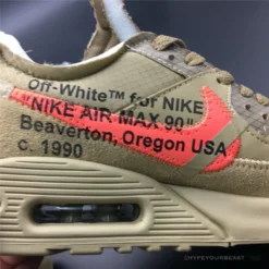 Hypeyourbeast Off White X Nike Air Max 90 "Desert Ore"