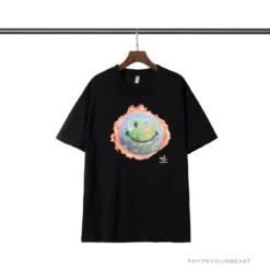 Hypeyourbeast OFF-WHITE Travis Scott Fortnite Peripheral Rap Tee Shirt "BLACK'