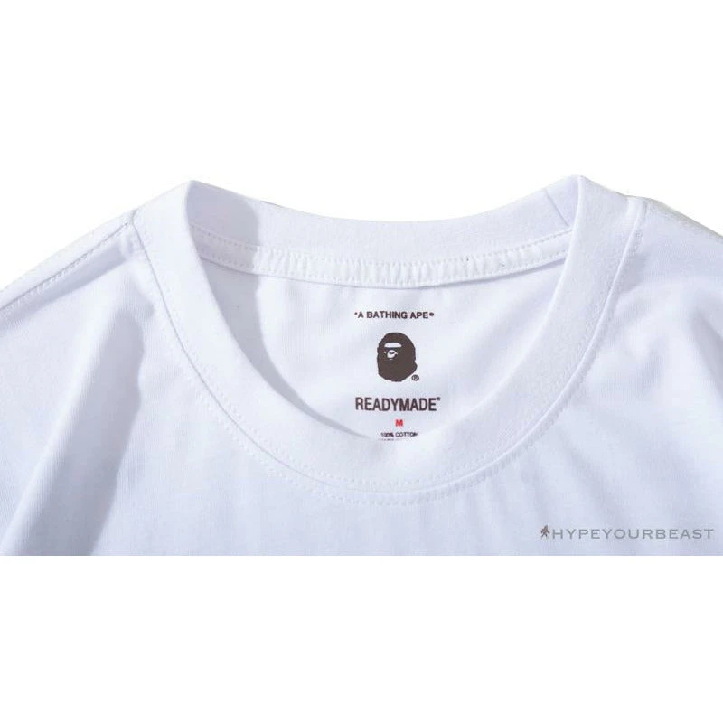 Hypeyourbeast Clothes BAPE Readymade Small Bee Camouflage Letter Tee Shirt 'PINK' 3 Hypeyourbeast Clothes BAPE Readymade Small Bee Camouflage Letter Tee Shirt 'PINK'