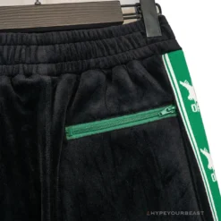 Hypeyourbeast OFF-WHITE Side Webbing Casual Green Letter Pants