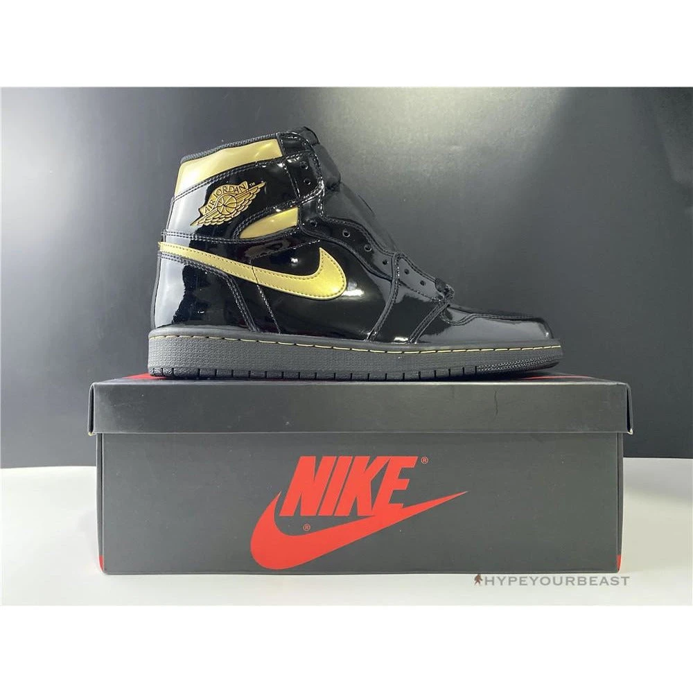Hypeyourbeast Air Jordan 1 High 'Black Metallic Gold' 2 Hypeyourbeast Air Jordan 1 High 'Black Metallic Gold'