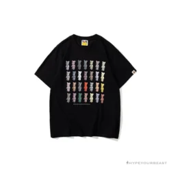 Hypeyourbeast BAPE Violent Bear Collaboration 28th Anniversary Camouflage Tee Shirt 'BLACK'