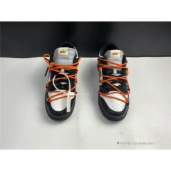 Hypeyourbeast Off White X Nike Dunk Low Black Orange Lace
