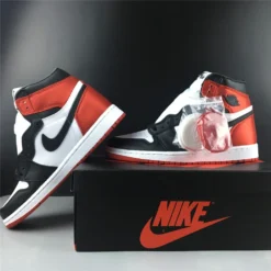 Hypeyourbeast Air Jordan 1 Retro High WMNS 'Satin Black Toe'