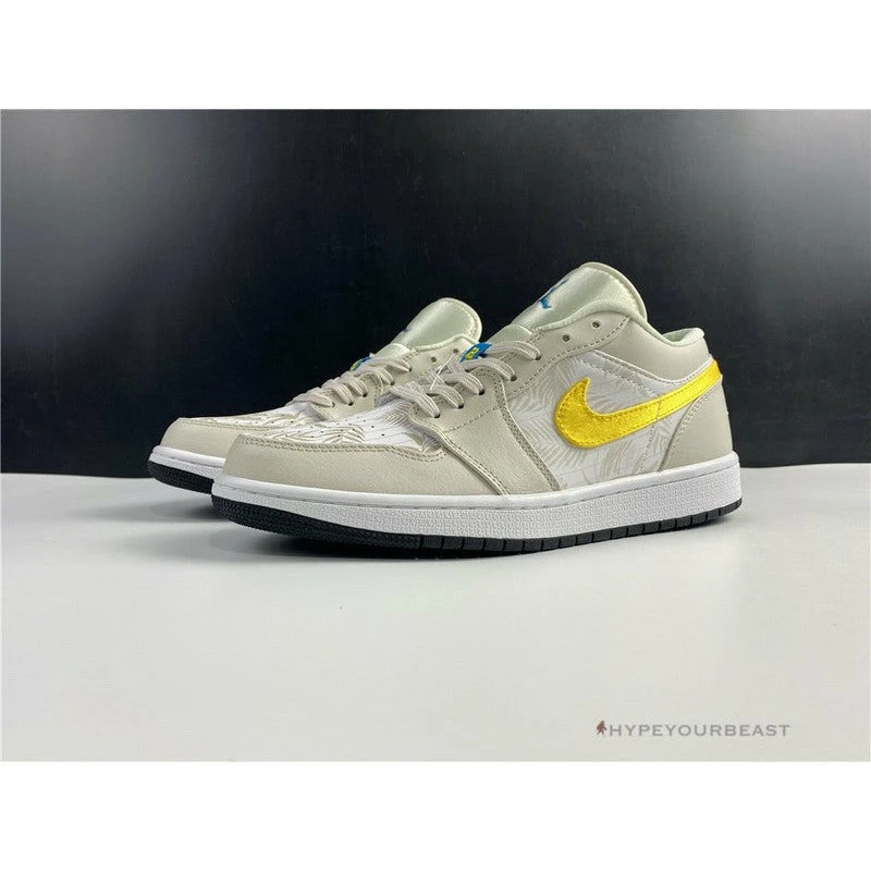 Hypeyourbeast Air Jordan 1 Low 'Palm Tree Beige Yellow' 2 Hypeyourbeast Air Jordan 1 Low 'Palm Tree Beige Yellow'