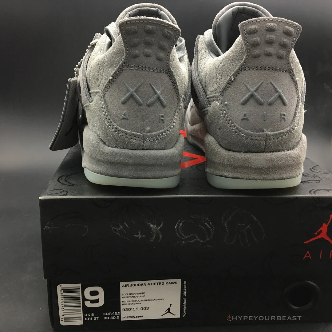 Hypeyourbeast Jordan 4 X KAWS Gray 7 Hypeyourbeast Jordan 4 X KAWS Gray