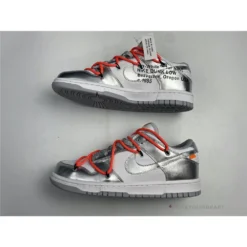 Hypeyourbeast Nike Off-White X Dunk Low 'Metallic Silver’ 18 Hypeyourbeast Nike Off-White X Dunk Low 'Metallic Silver’