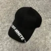Hypeyourbeast Hats Off White Hat Black White
