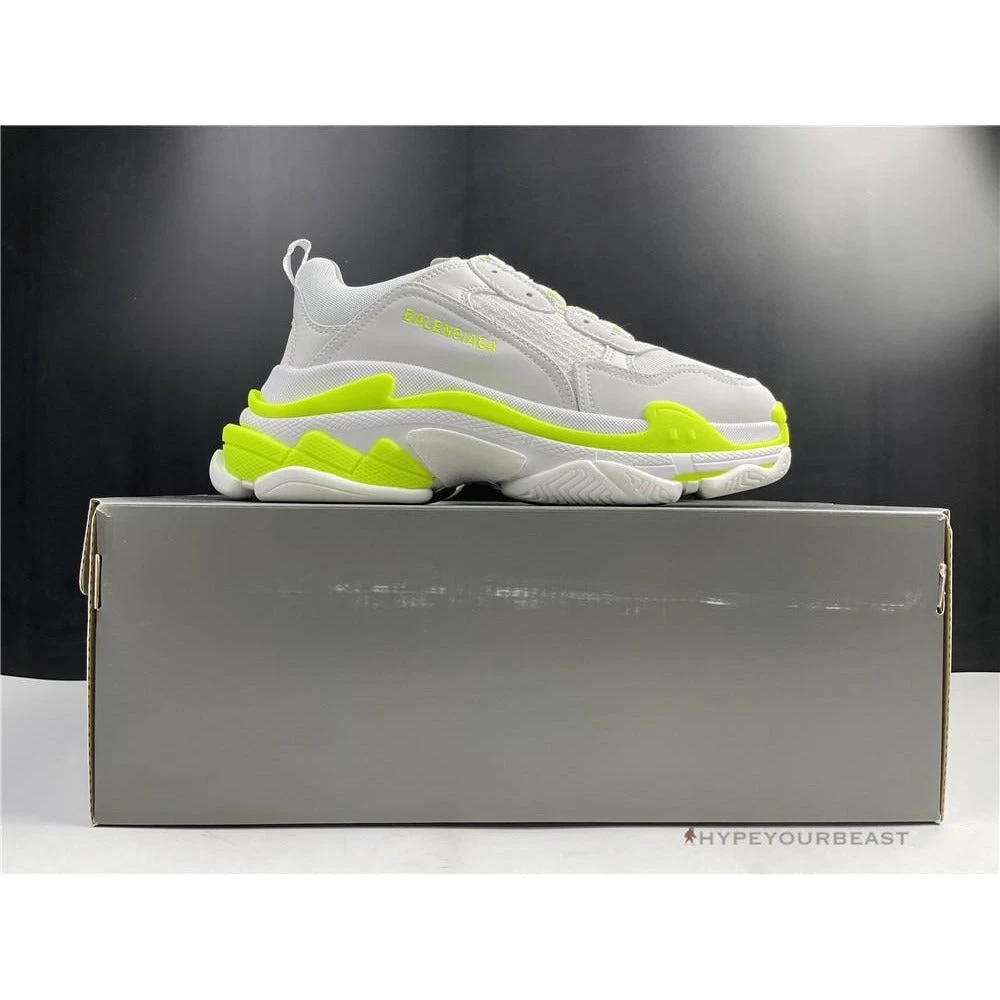 HypeYourBeast BCG Triple S White Neon Yellow Balenciaga Triple S 2 HypeYourBeast BCG Triple S White Neon Yellow Balenciaga Triple S