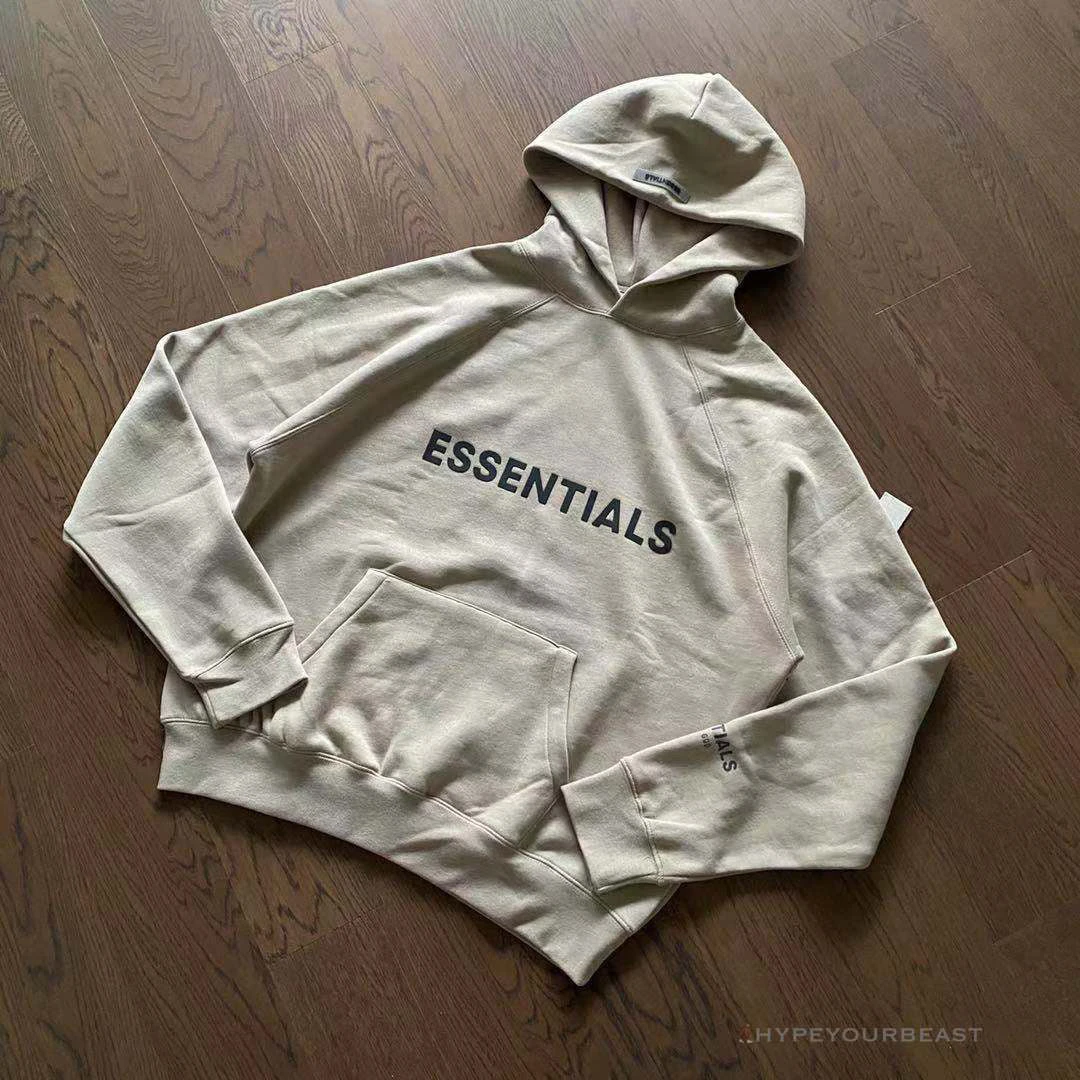 Hypeyourbeast FOG 'ESSENTIALS' Hoodie Tan 2 Hypeyourbeast FOG 'ESSENTIALS' Hoodie Tan
