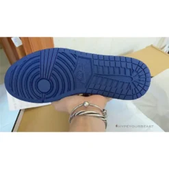 Hypeyourbeast Air Jordan 1 High 'OG' Metallic Navy