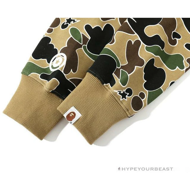 Hypeyourbeast BAPE Shark Head STA Star Camouflage Hoodie 'YELLOW' Clothes 9 Hypeyourbeast BAPE Shark Head STA Star Camouflage Hoodie 'YELLOW' Clothes