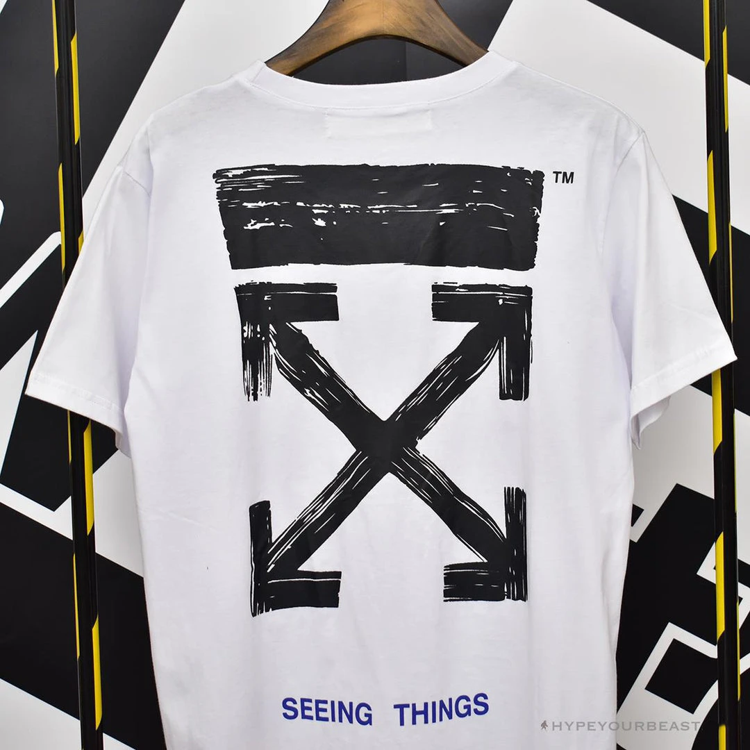 Hypeyourbeast OFF-WHITE Seeing Things Arrow Tee Shirt 'WHITE' T-Shirts 7 Hypeyourbeast OFF-WHITE Seeing Things Arrow Tee Shirt 'WHITE' T-Shirts