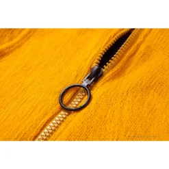 Hypeyourbeast OFF-WHITE Mohair Zip Sweater Hoodie 'Yellow'