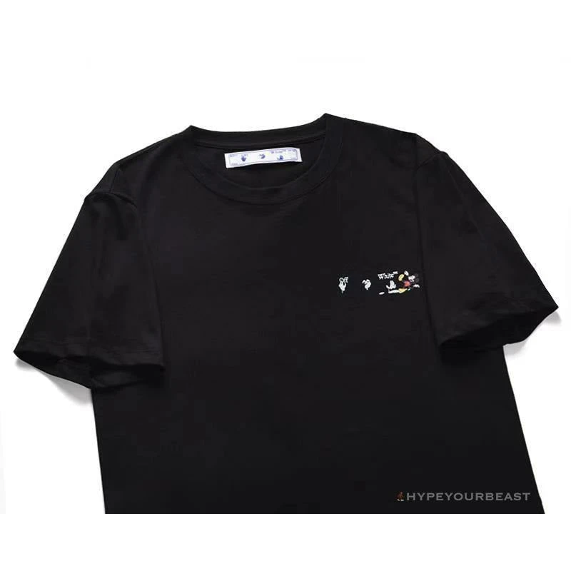 Hypeyourbeast OFF-WHITE Mickey Limited Arrow Tee Shirt 'BLACK' T-Shirts 11 Hypeyourbeast OFF-WHITE Mickey Limited Arrow Tee Shirt 'BLACK' T-Shirts