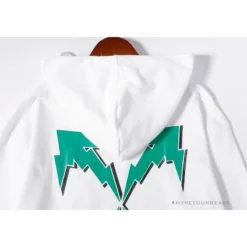 Hypeyourbeast OFF-WHITE Green Arrow Hoodie 'WHITE'