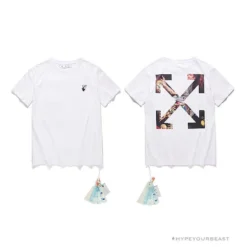 Hypeyourbeast OFF-WHITE Skull Tee Shirt 'WHITE'