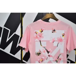 Hypeyourbeast OFF-WHITE Sakura Tee Shirt 'PINK' T-Shirts 11 Hypeyourbeast OFF-WHITE Sakura Tee Shirt 'PINK' T-Shirts