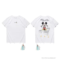 Hypeyourbeast OFF-WHITE Mickey Bluff Face Tee Shirt 'WHITE'