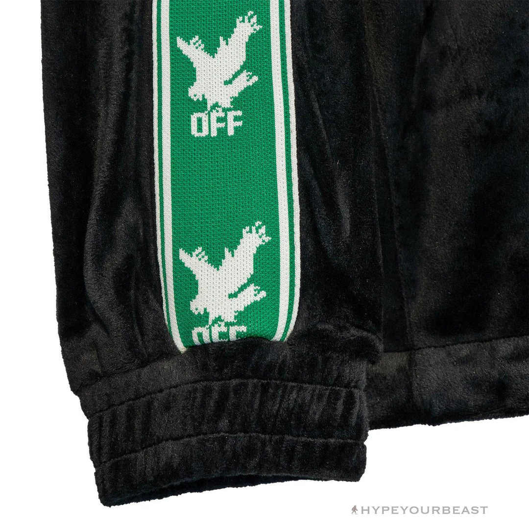 Hypeyourbeast OFF-WHITE Side Webbing Casual Green Letter Hoodie 6 Hypeyourbeast OFF-WHITE Side Webbing Casual Green Letter Hoodie