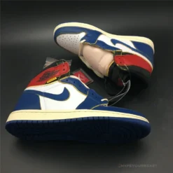 Hypeyourbeast Jordan 1 Retro High Union Los Angeles Storm Blue Blue Toes