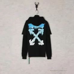 HypeYourBeast Off White Hoodie Black Blue