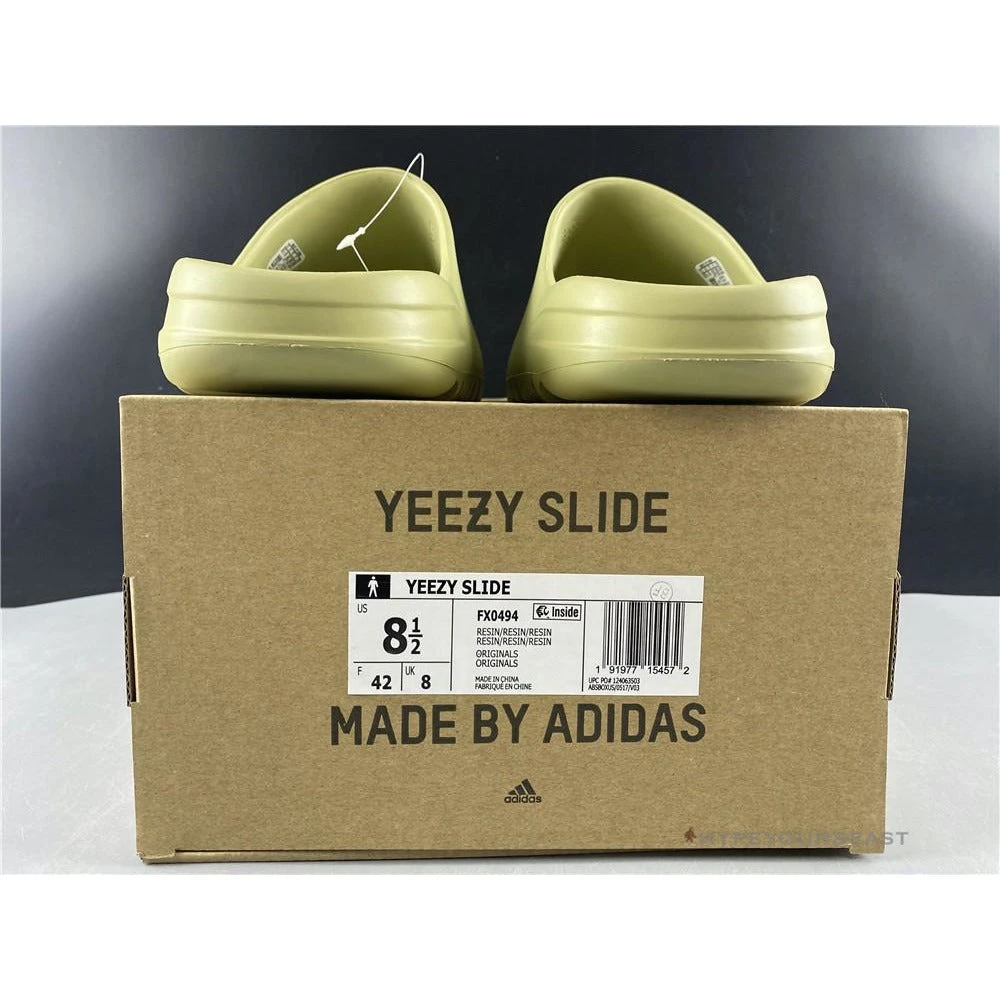 Hypeyourbeast Adidas Yeezy Slide Resin Green 3 Hypeyourbeast Adidas Yeezy Slide Resin Green