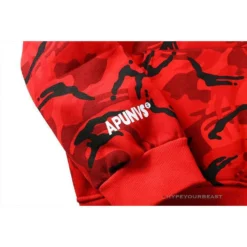 HypeYourBeast Bape Camo Hoodie Red Camouflage