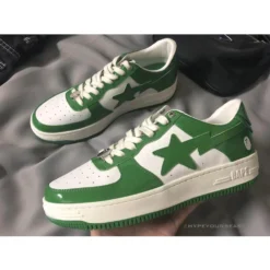 HypeYourBeast BAPE STA Low Top Sneakers Green